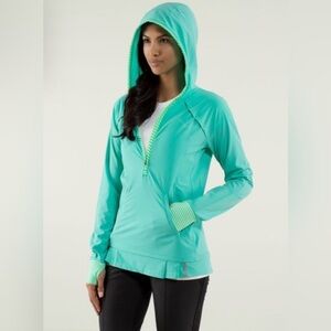 Lululemon Lightened Up Pullover Bali Breeze Rain Size 6